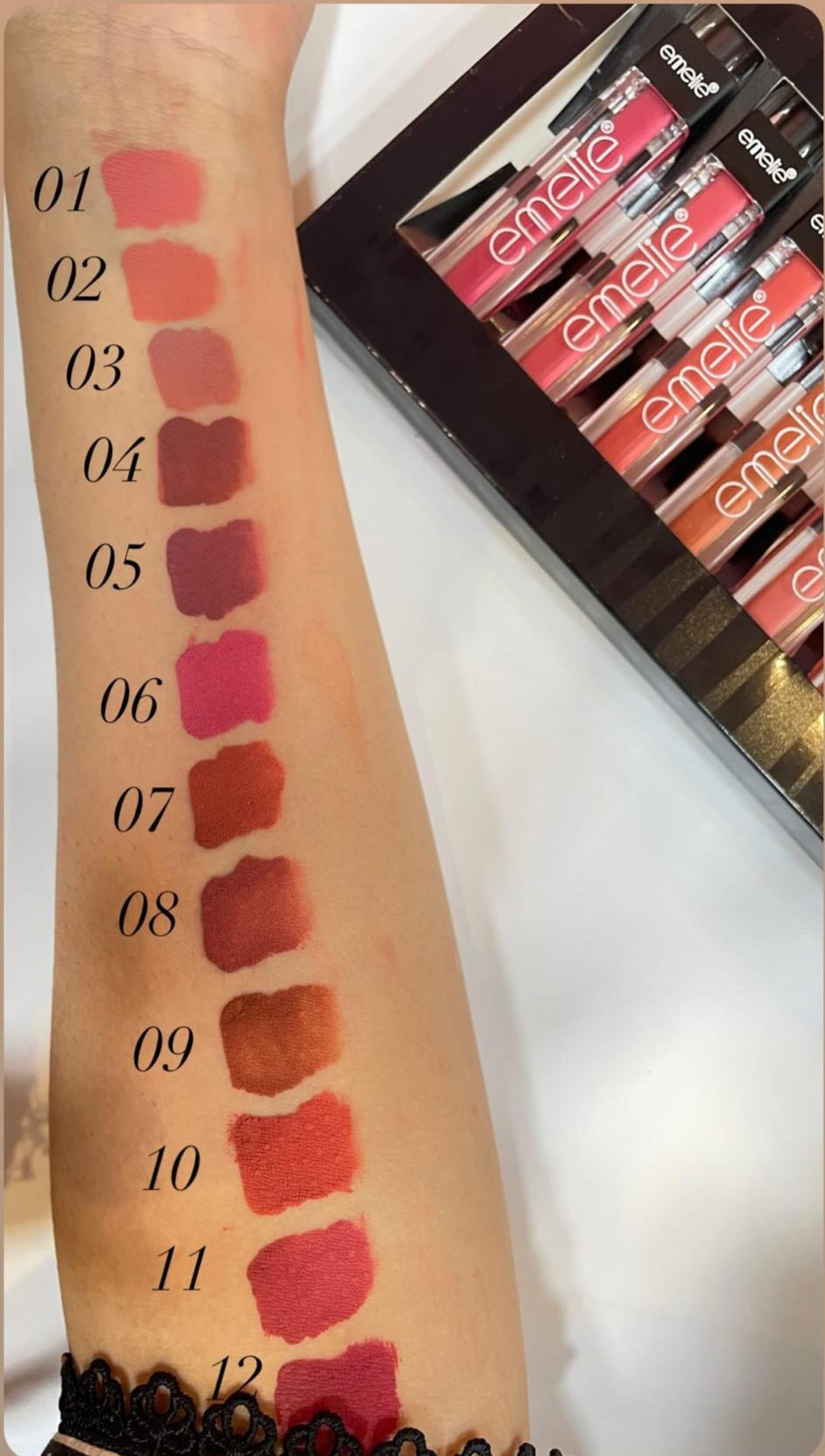 Emellie Mattee Lip Gloss (Set A)