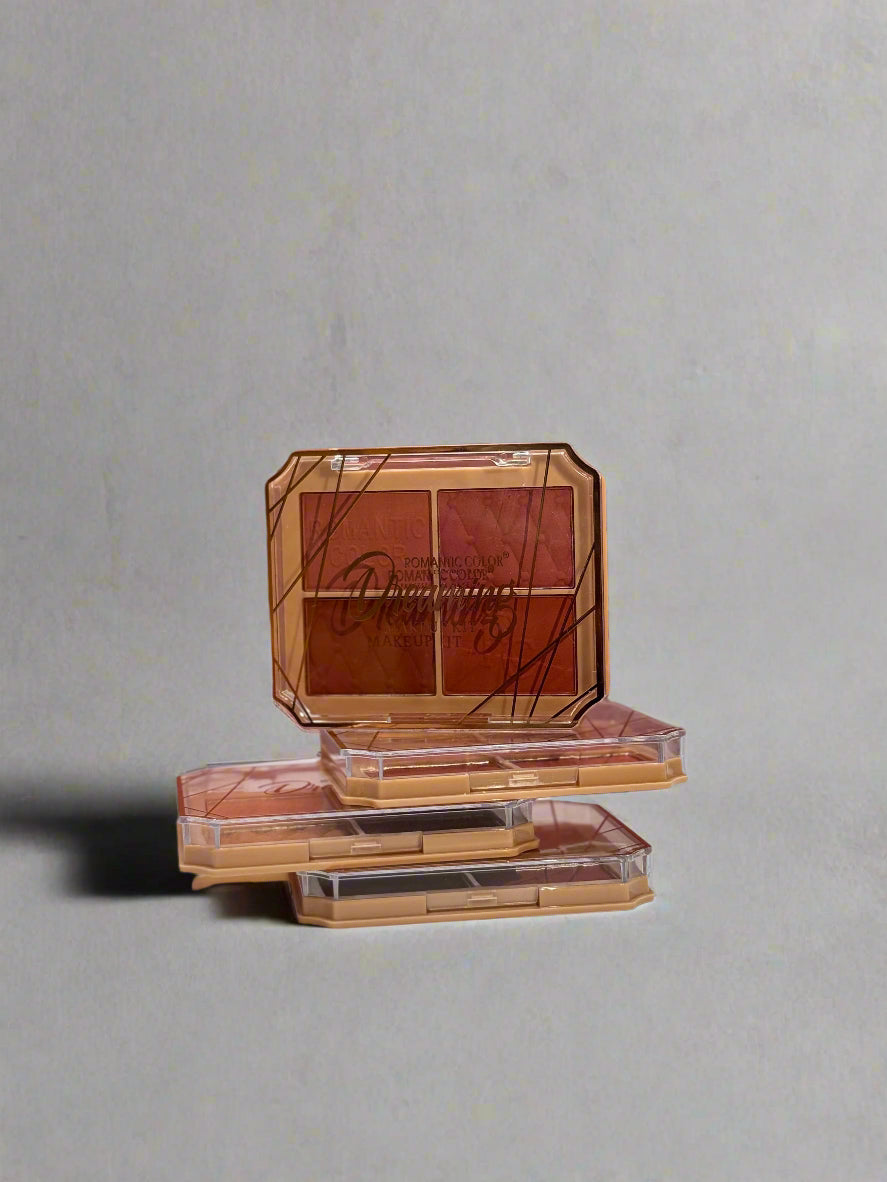 Romantic Color 4 in 1 blush palette